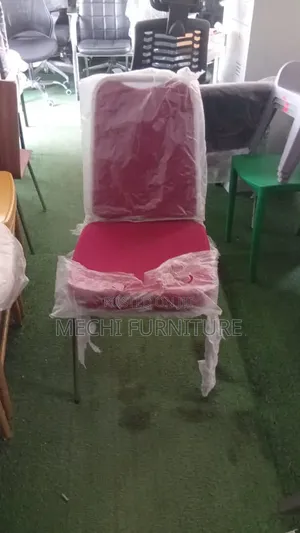 Red and Blue Church Chair