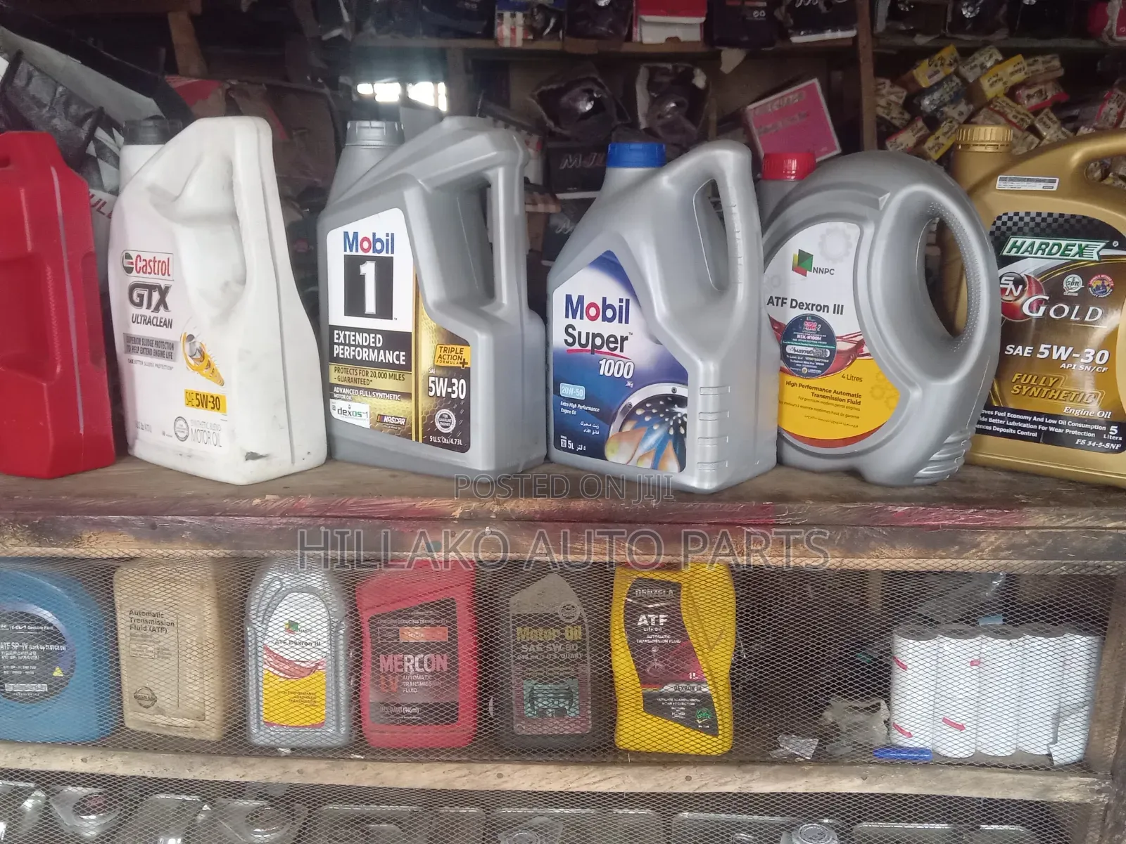 Engine Oils. Mobile, Harder Toyota