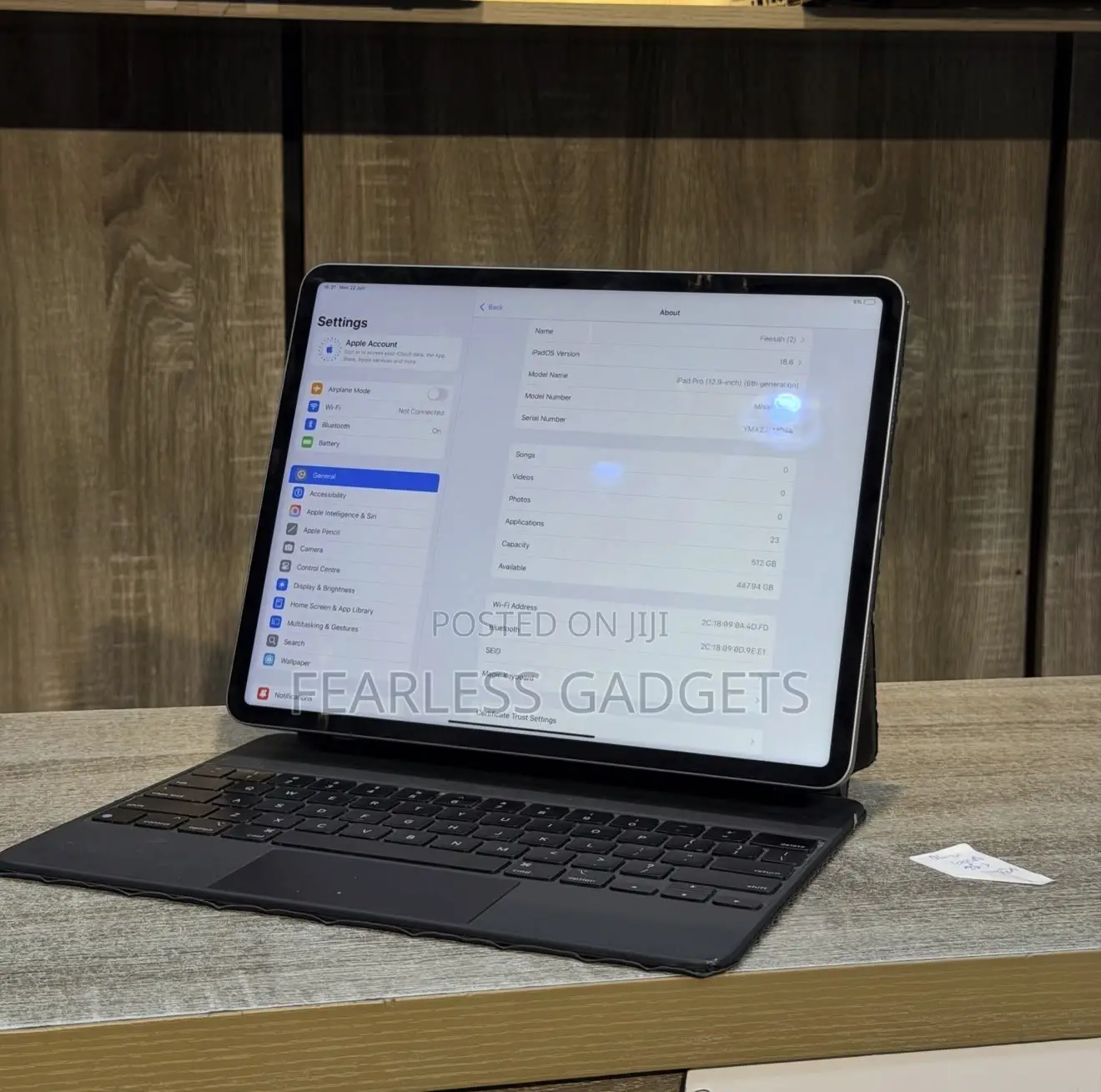 New Apple iPad Pro 256 GB Black