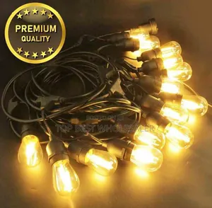 Quality String Lamp Holder 10meter 20lampholder Complete With Bulb