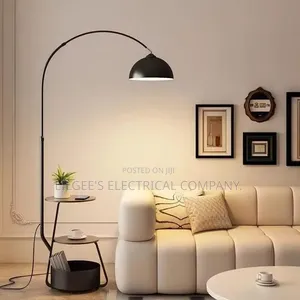 Luxury Floor Lamp With Coffee Table And Storage Space