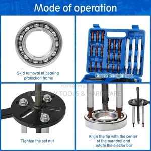Heavy Duty Blind Hole Inner Bearing Puller Set - 21 PCS