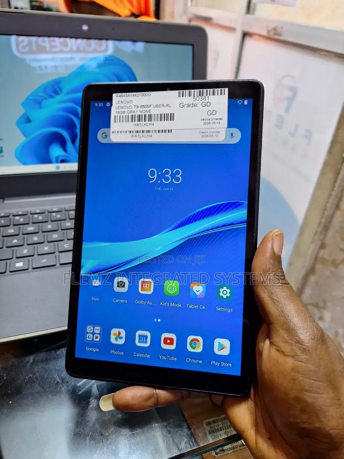 Lenovo Tab M8 (HD) 16 GB Gray
