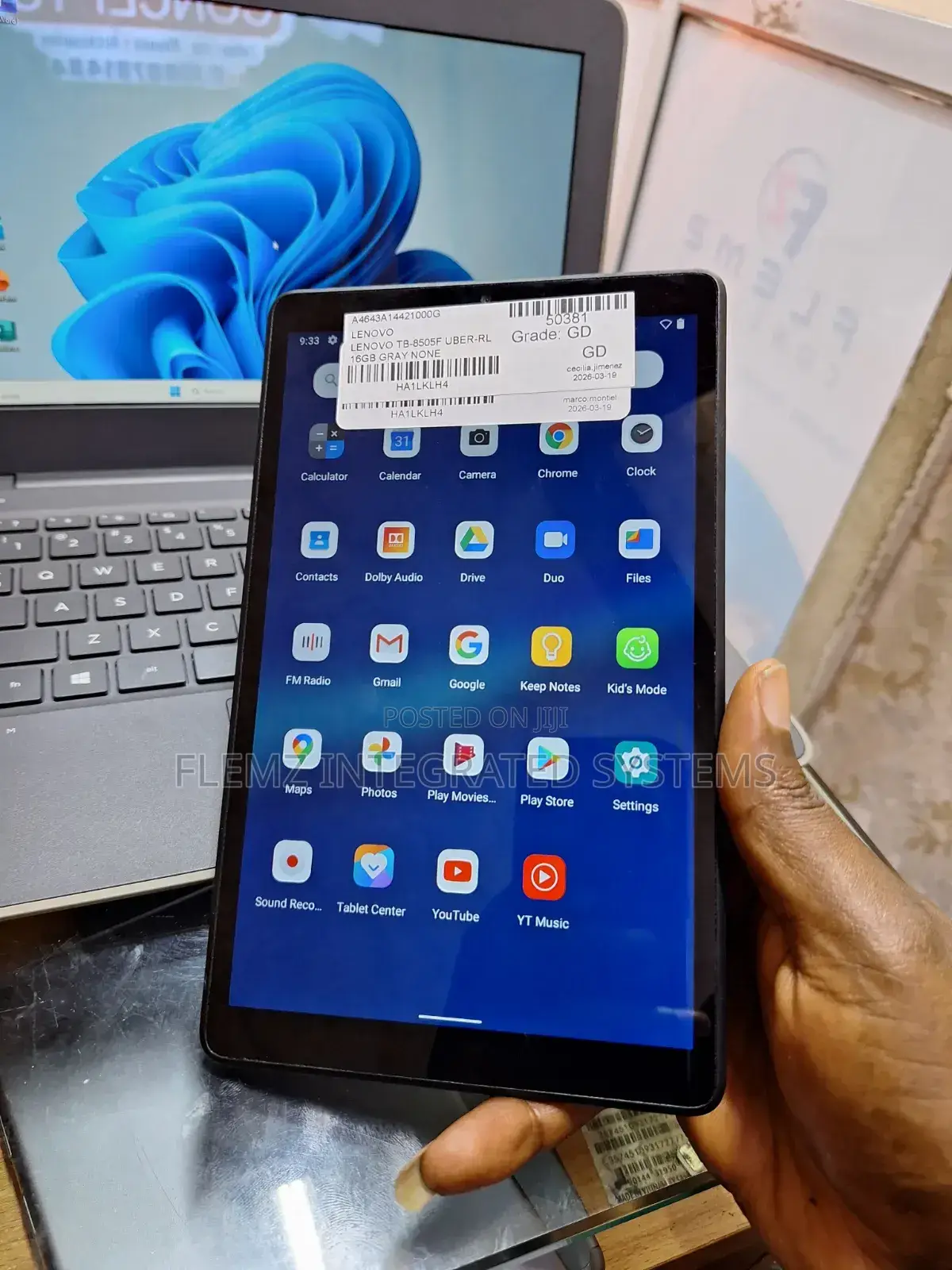 Lenovo Tab M8 (HD) 16 GB Gray