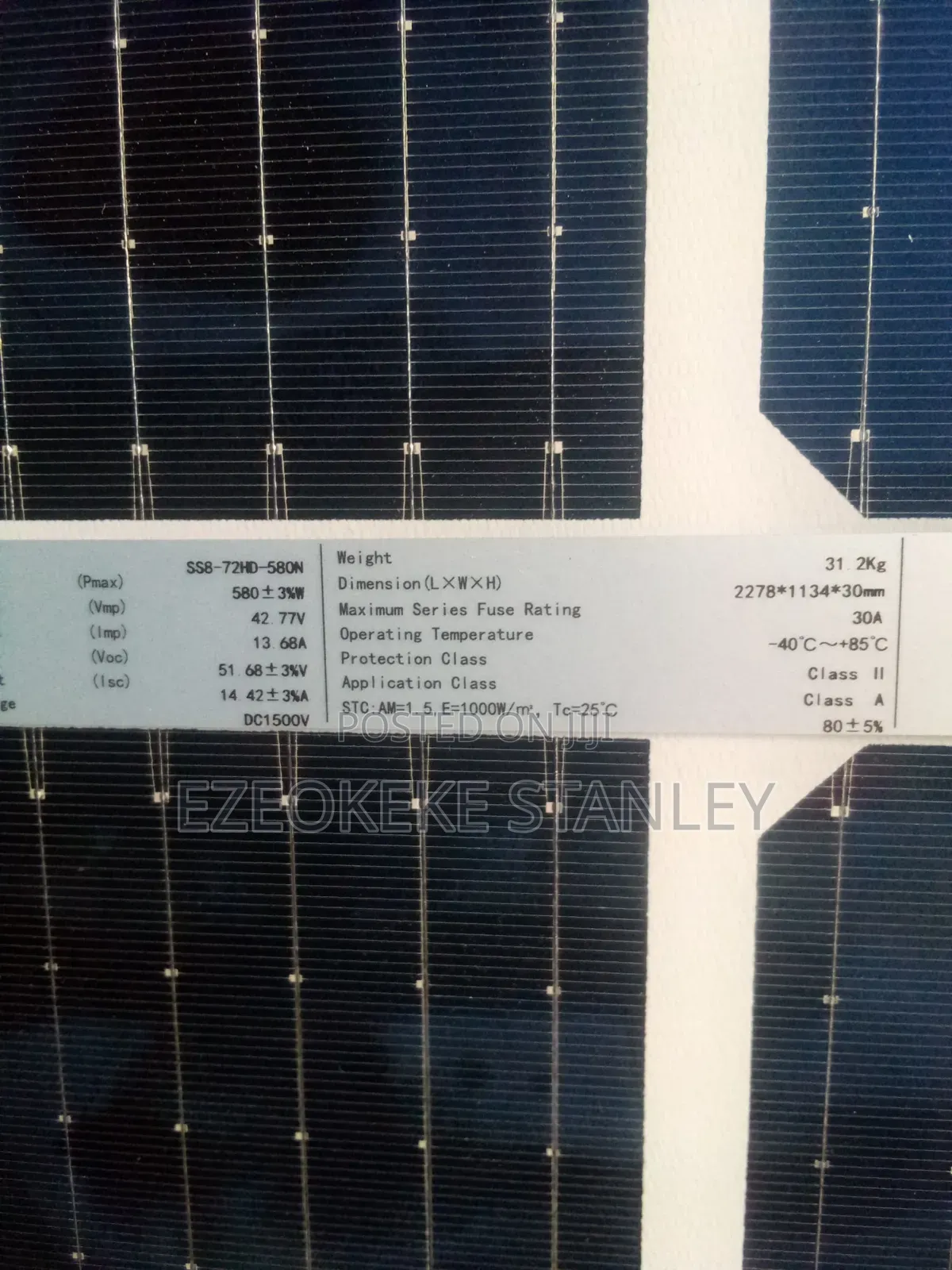 580w Solar Panel
