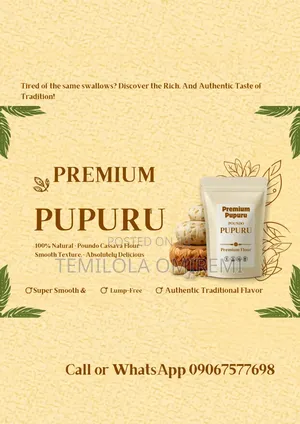 Pupuru (Cassava Poundo Flour)