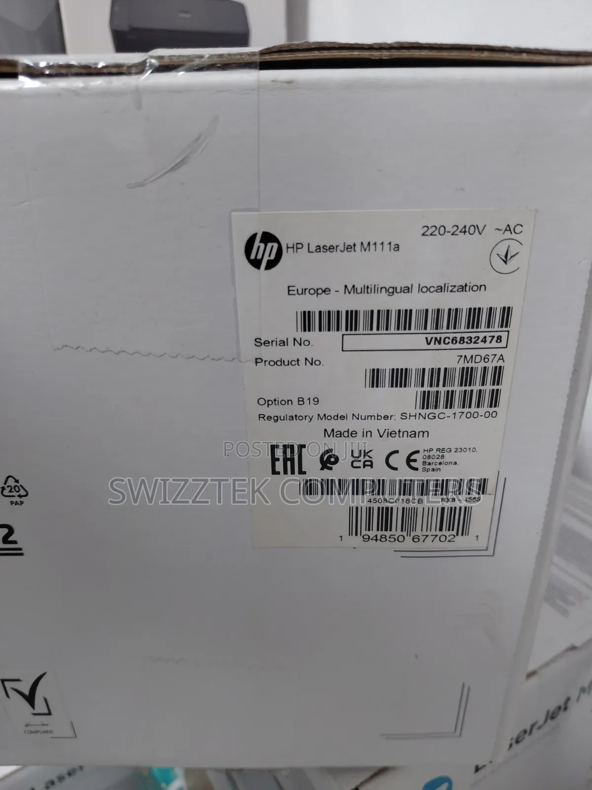 HP Laserjet MFP M141w Printer