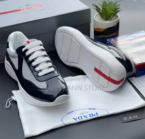 Original Prada Shoe Shoes Luxury SNKS Top Grade