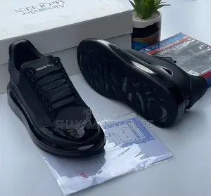 Original Alexander Mac Queen Triple Black Luxury Design