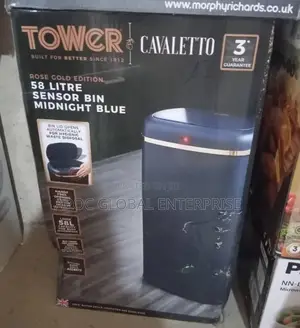 Tower Cavaletto Sensor Bin, 58l, Midnight Blue T838010mnb Used Display