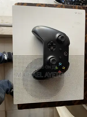 Xbox One S With 8 Games and One Controller Power Cord