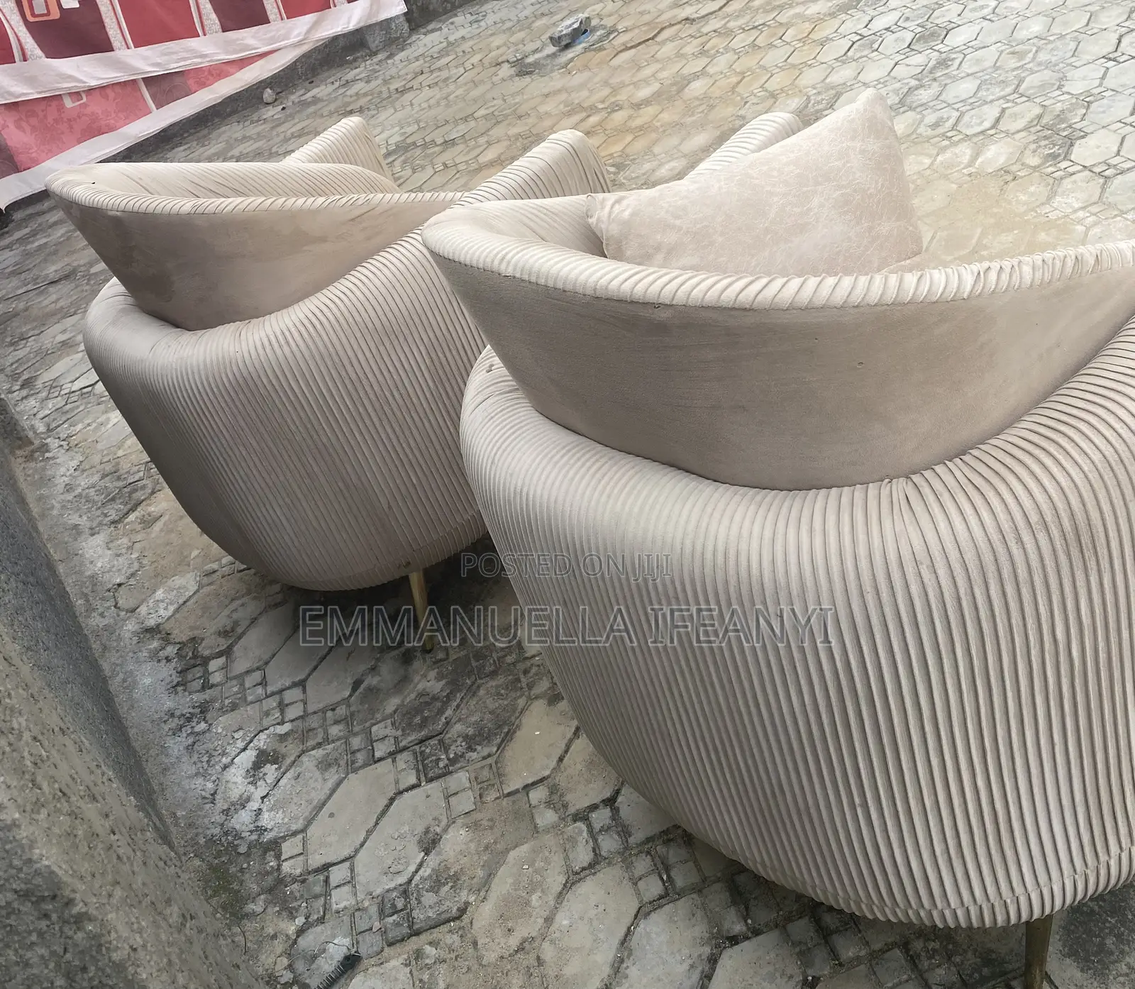 Foreign One Seater Chair ( Two Pieces)
