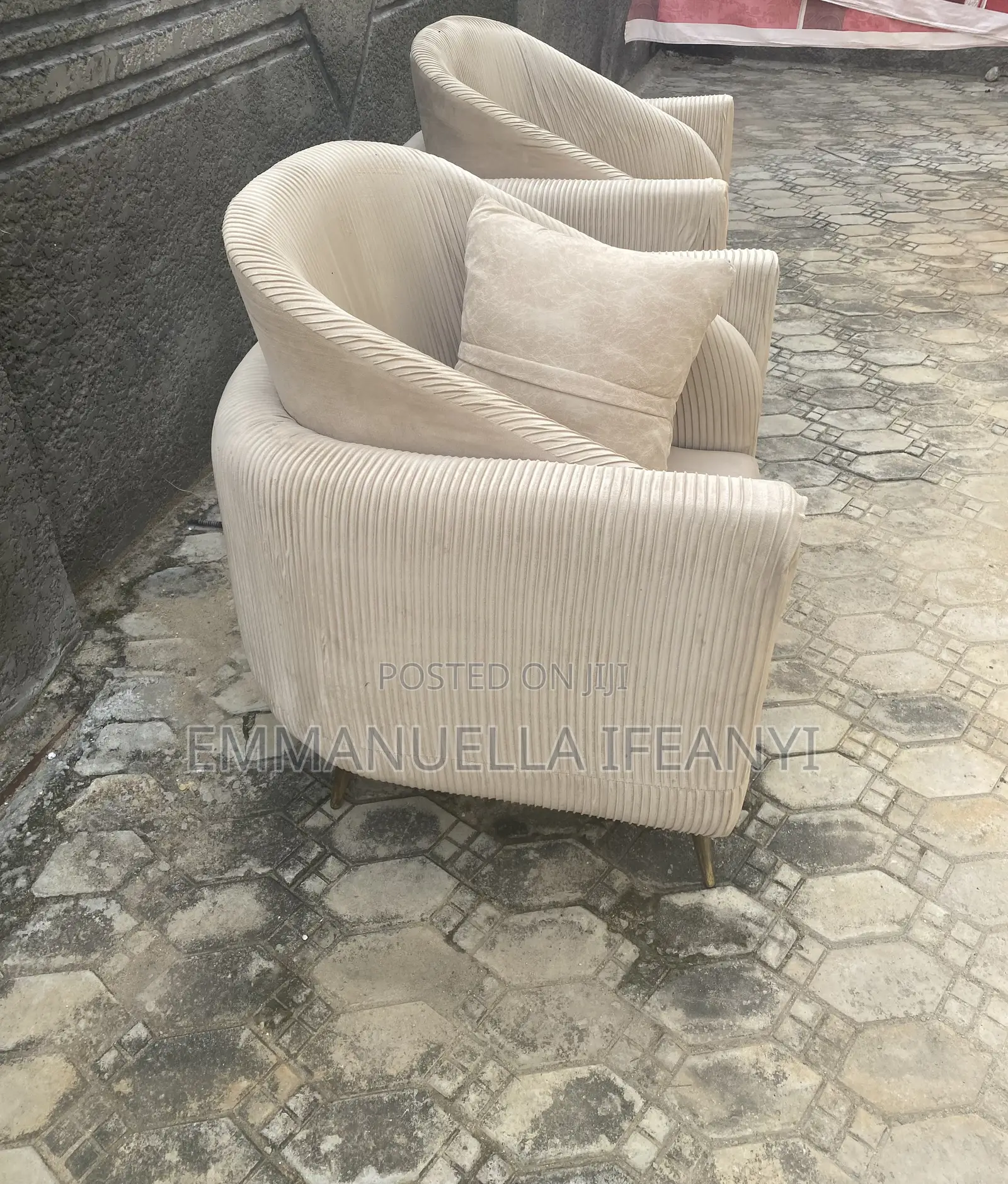 Foreign One Seater Chair ( Two Pieces)