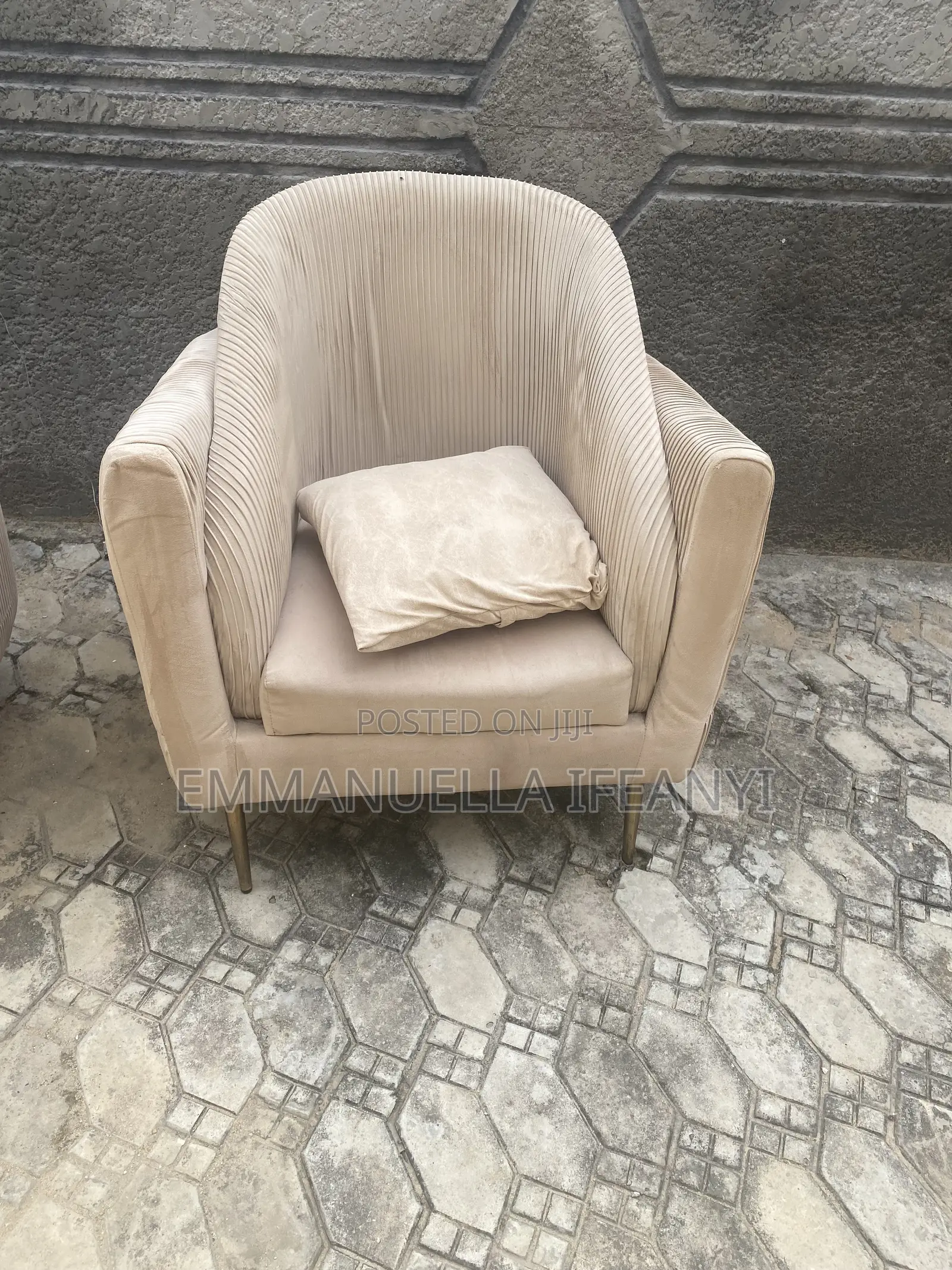 Foreign One Seater Chair ( Two Pieces)
