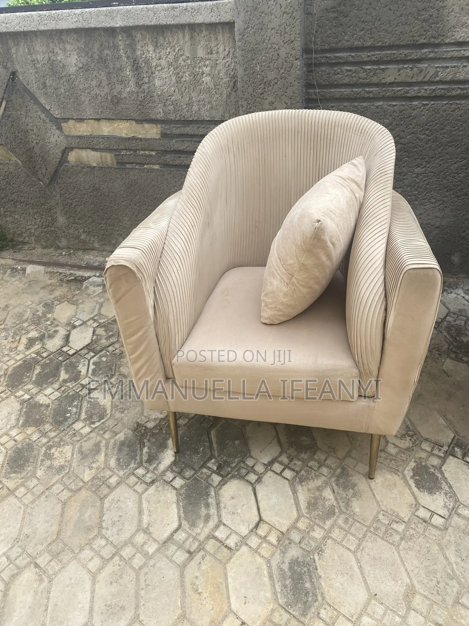 Foreign One Seater Chair ( Two Pieces)
