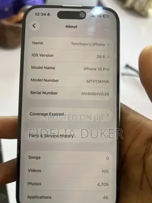 Apple iPhone 15 Pro 256 GB Black