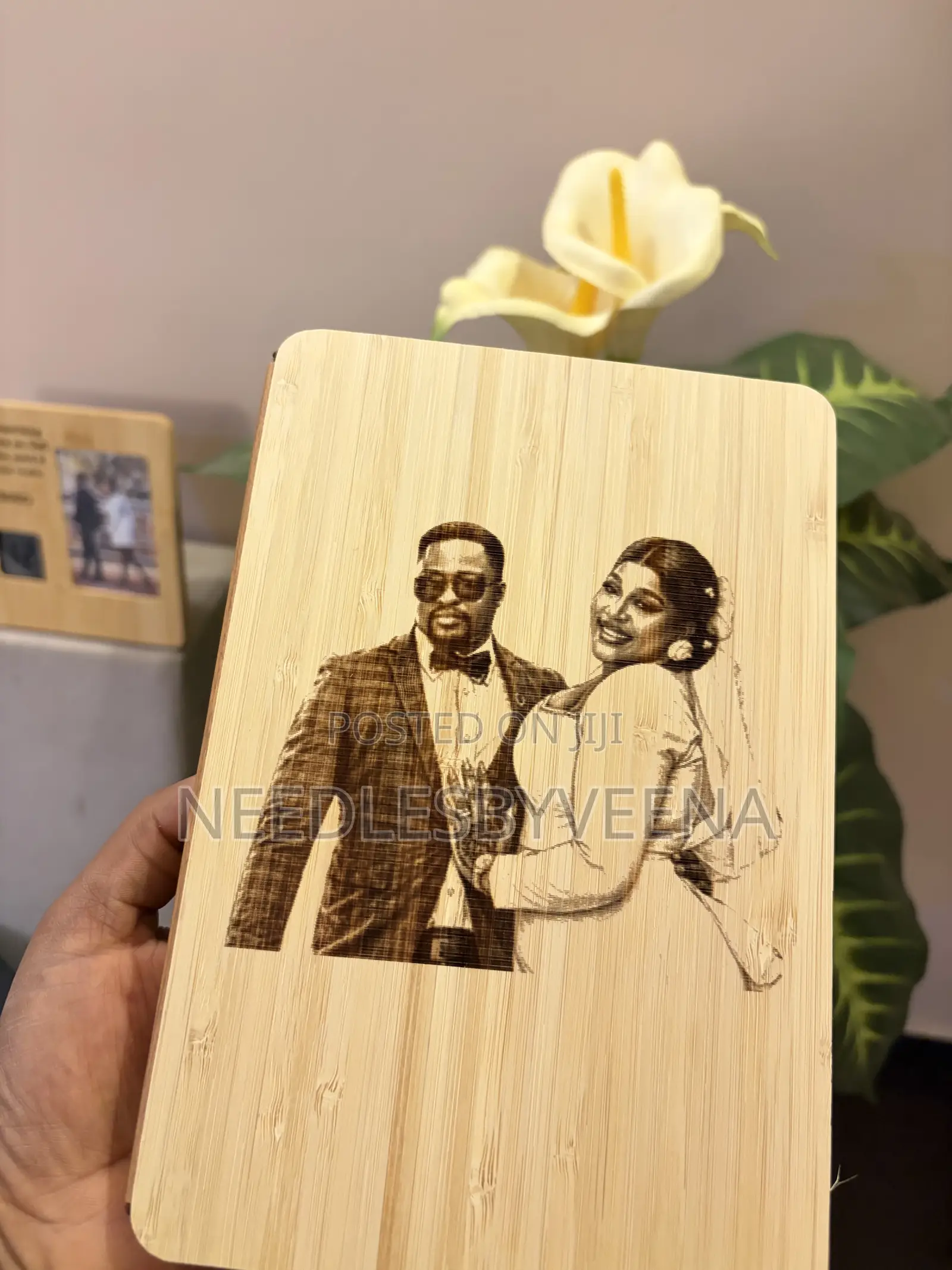 Engraved Wooden Notepad