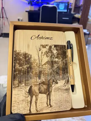 Engraved Wooden Notepad