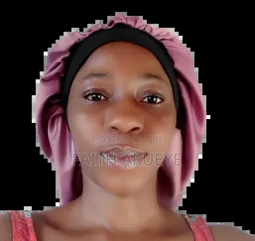Satin Hair Bonnet.