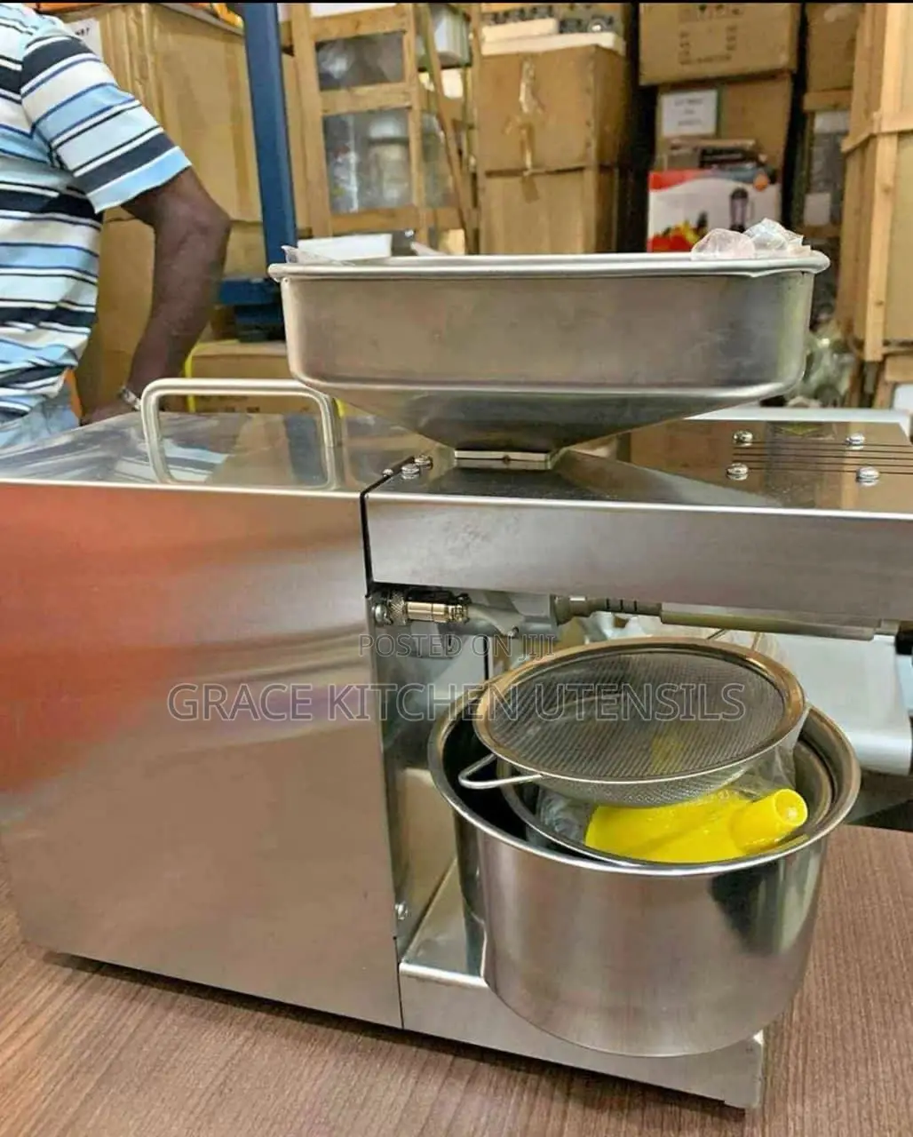 Automatic Oil Press Machine Turn Peanuts