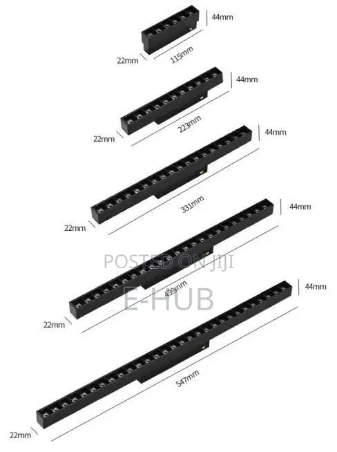 Grille Light for Magnetic Rail