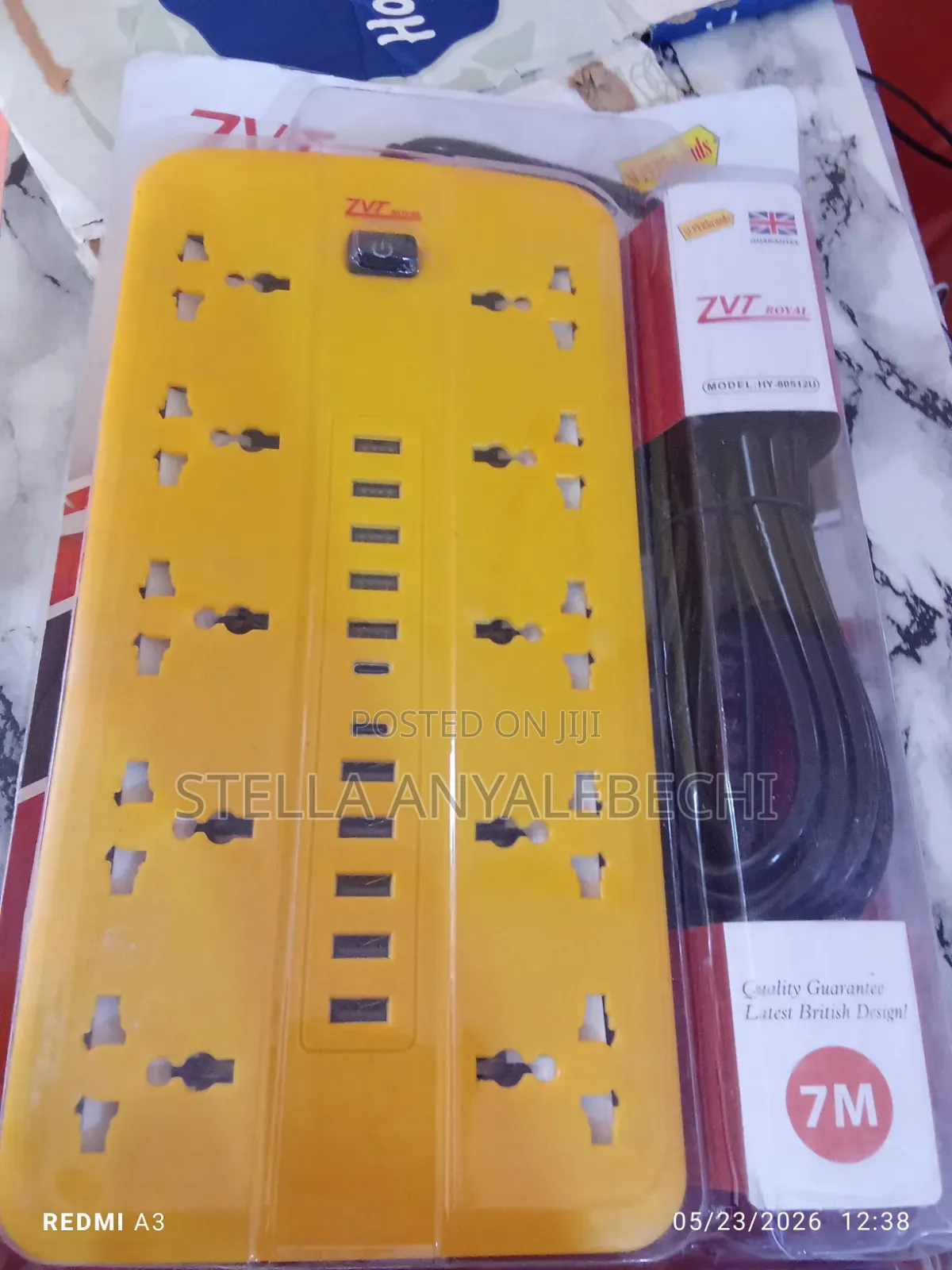 Power Extension Socket With Multiple Usb And 2 Type C Port