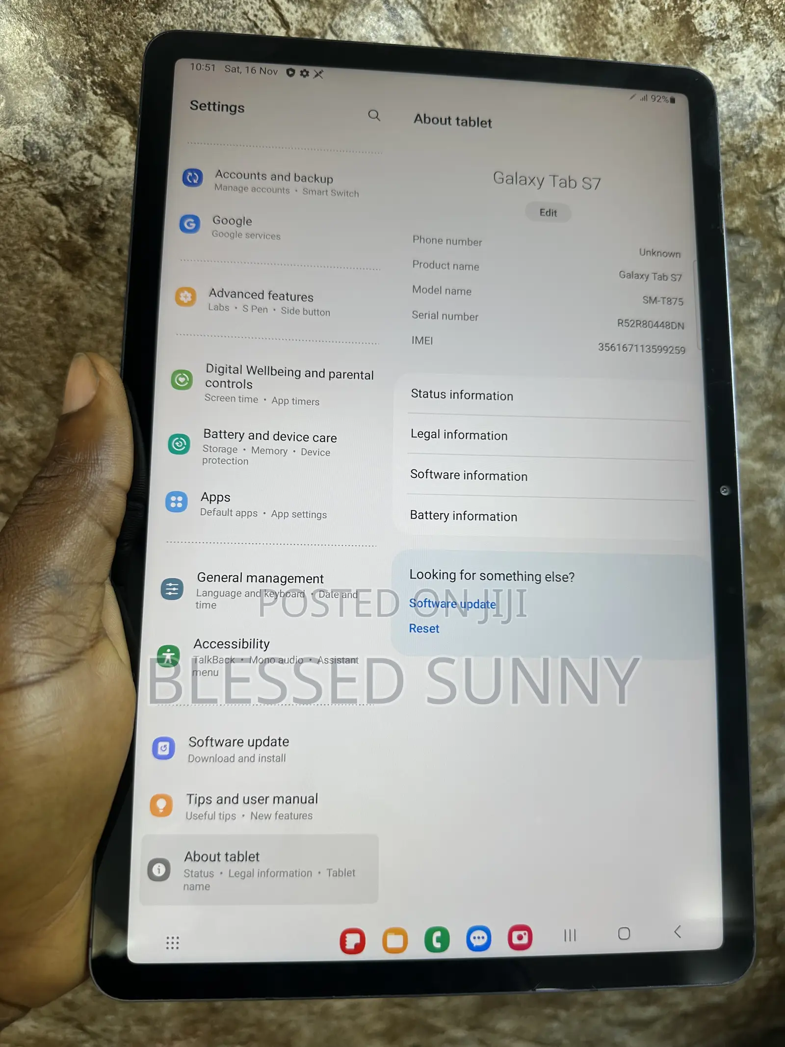 Samsung Galaxy Tab S7 128 GB Gray