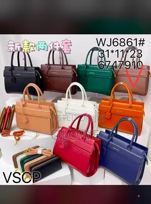 3-in-1women’S Luxury Handbag Settote Bag, Wallet Clutch (Pu Leather)