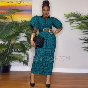Bob Sleeve Print Dress