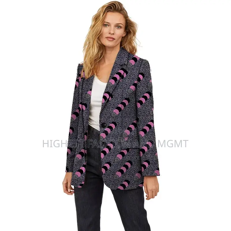 Long Sleeve Print Jacket