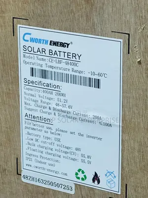 Cworth 20kwh 48v Lithium Battery