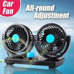 Double Head 360° Car Fan | 12v/24v