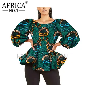 Puff Sleeve Ankara Top