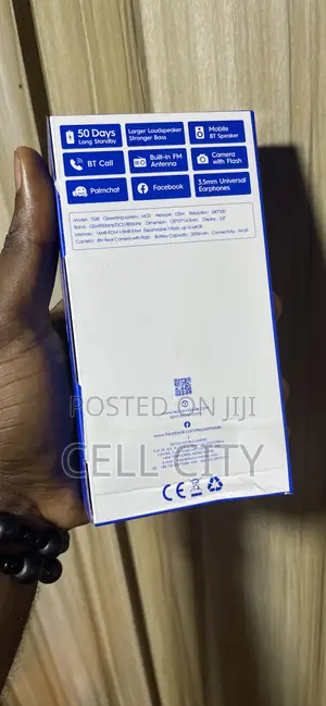 New Tecno T528 Black