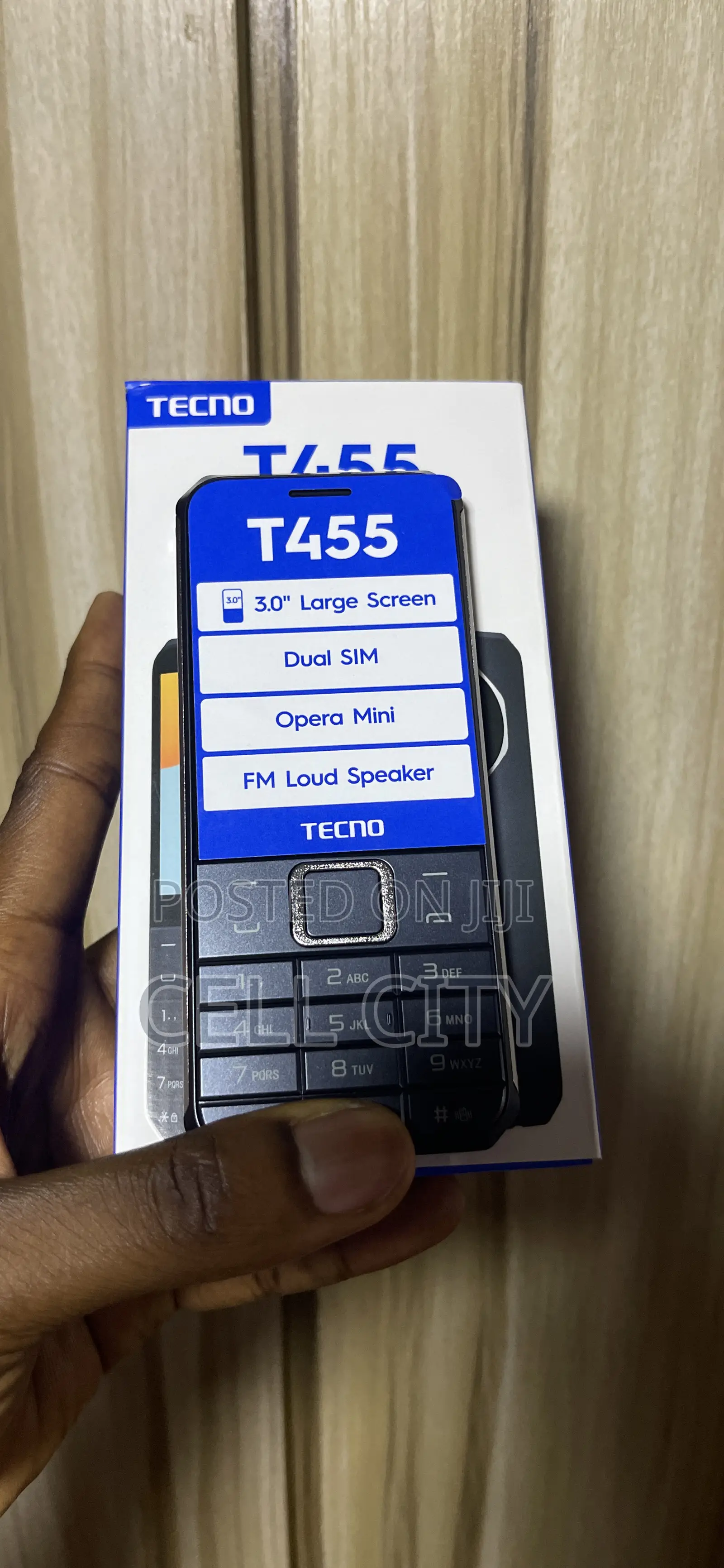 New Tecno T455 Black