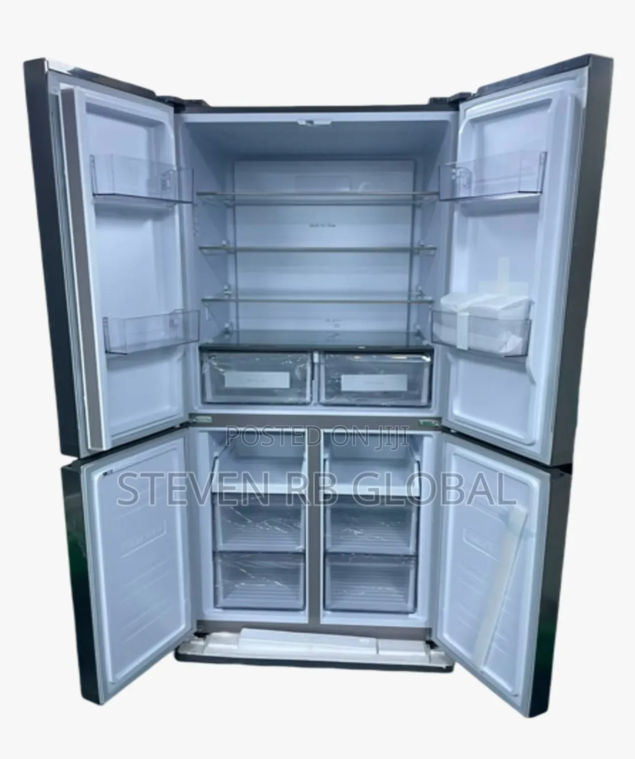 Lg 502l 4-Door Side-by-Side Refrigerator | Ref 48fplamgcf (Silver)