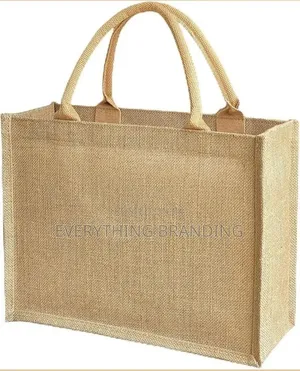 Plain Jute Tote Bag For Brand Events Packaging