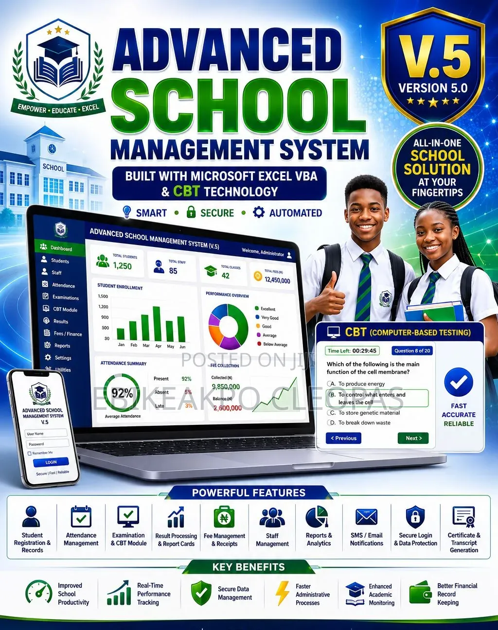 Advanced School Management System