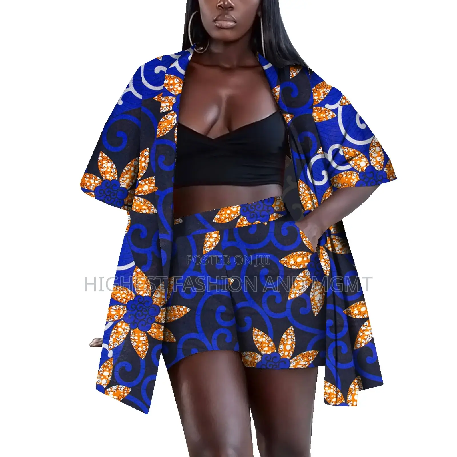 Print Kimono and Short
