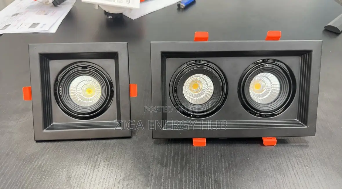 Black Color Ceiling Recessed Pop Light