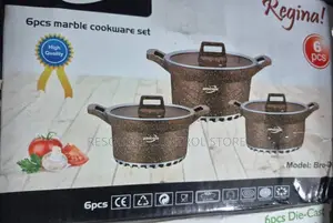 Upgrade Your Cooking Experience With the Brocook 6pcs Marble Cookwares