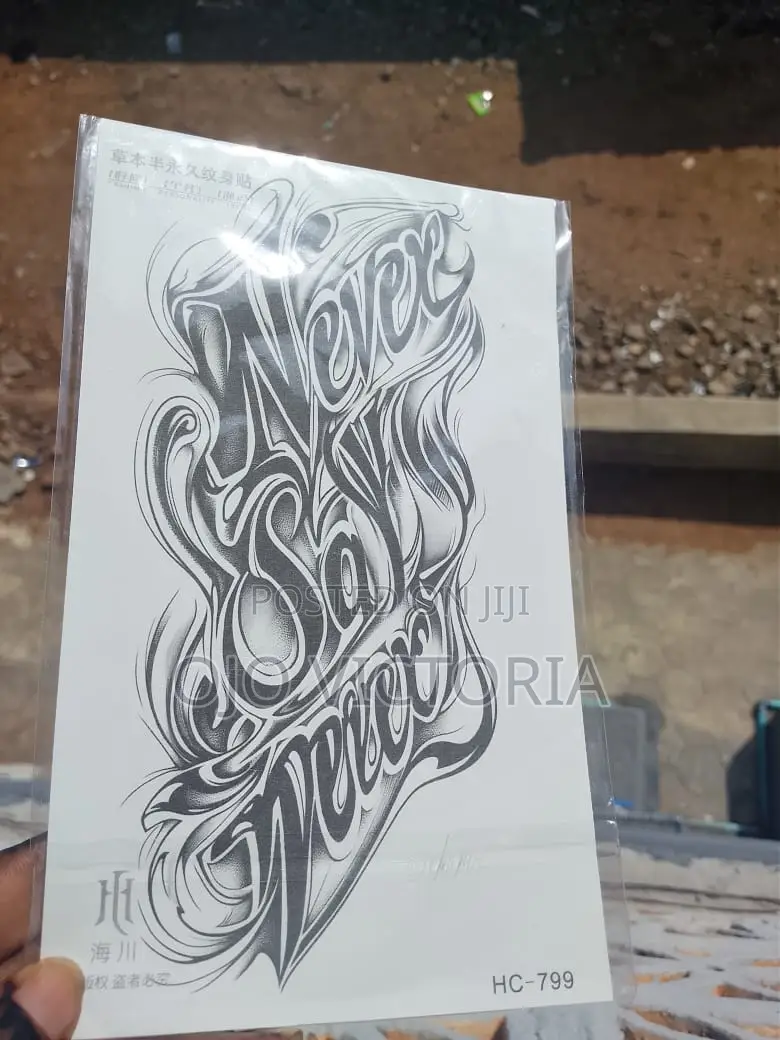 Long Lasting Semi Permanent Tattoo Stickers.