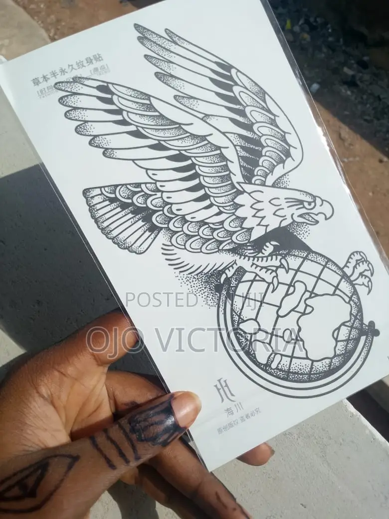 Long Lasting Semi Permanent Tattoo Stickers.