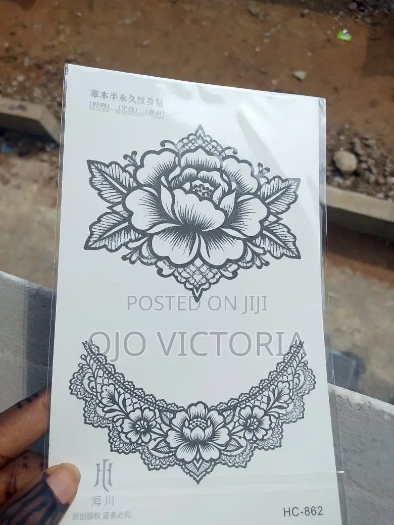 Long Lasting Semi Permanent Tattoo Stickers.