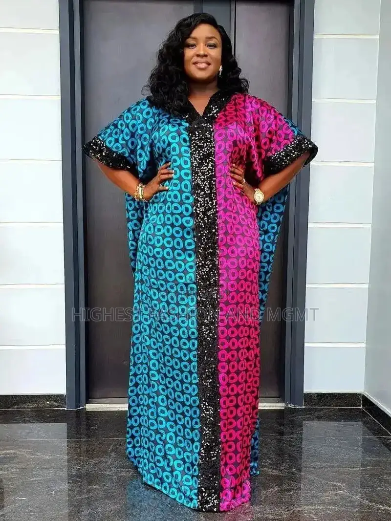 Sequin Boubou Gown