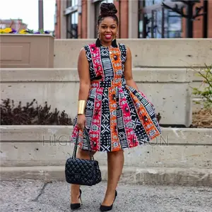 Hollow Waist Sleeveless Dress