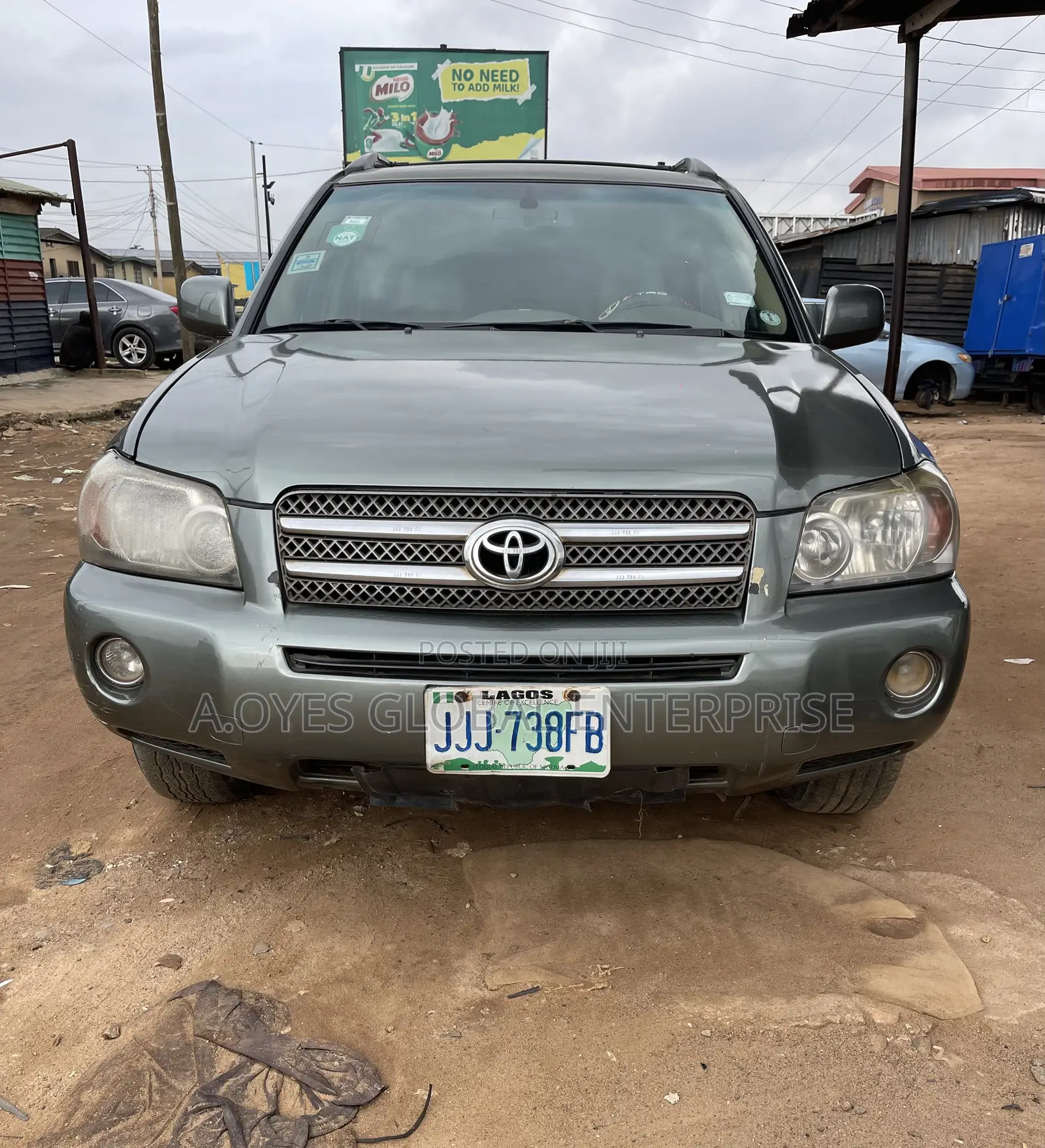 Toyota Highlander 2007 Green