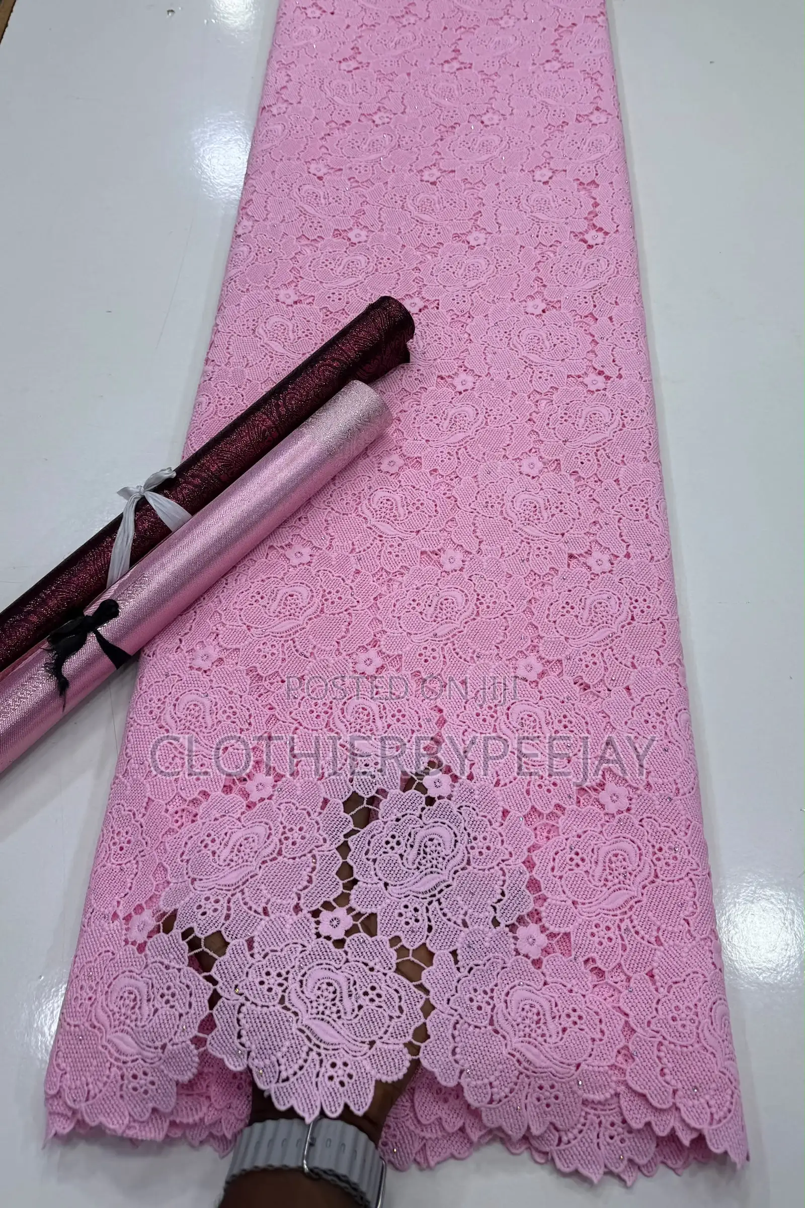 Hand Cut Edge Lace