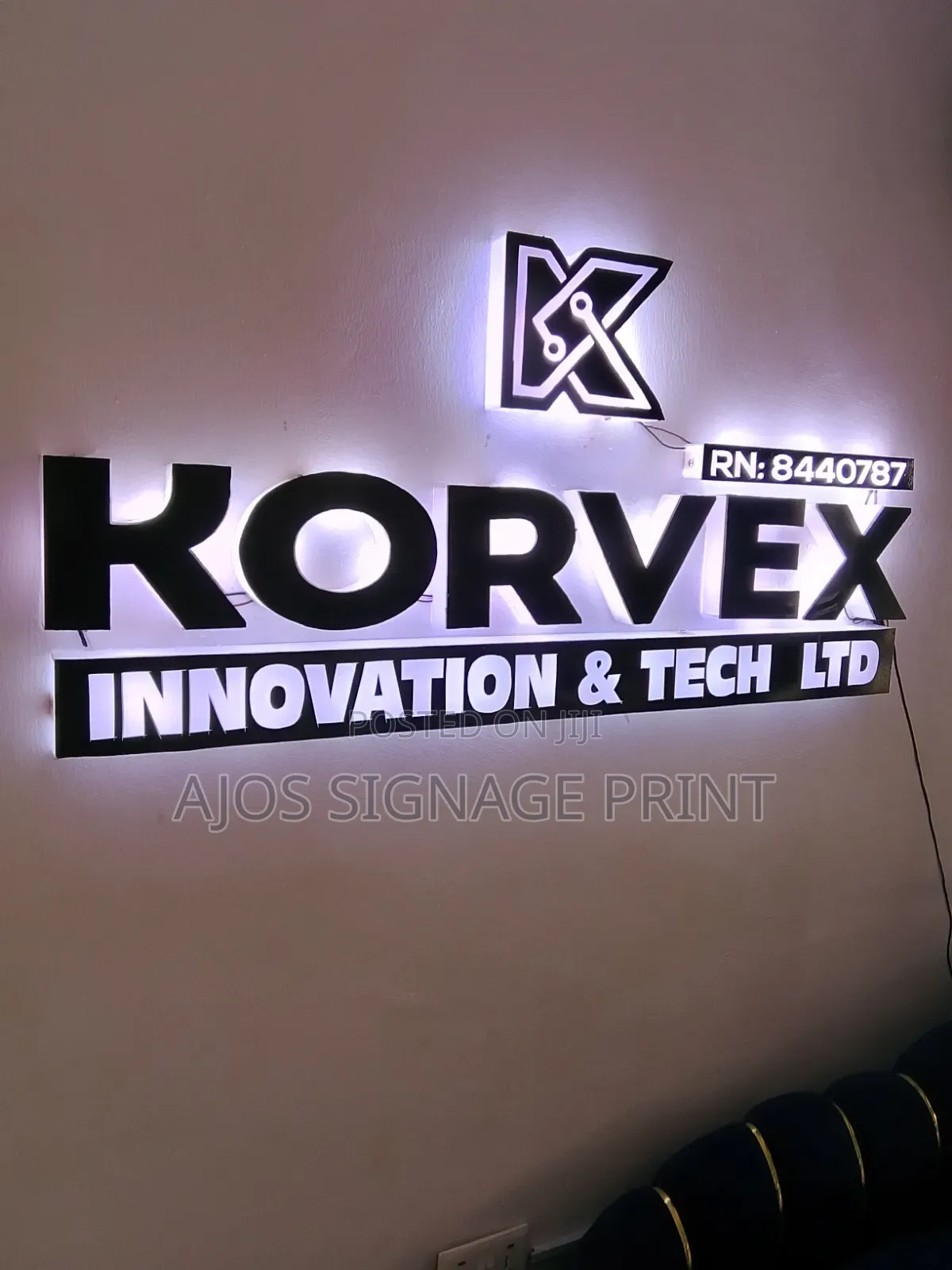 Luminous Signage for Offices