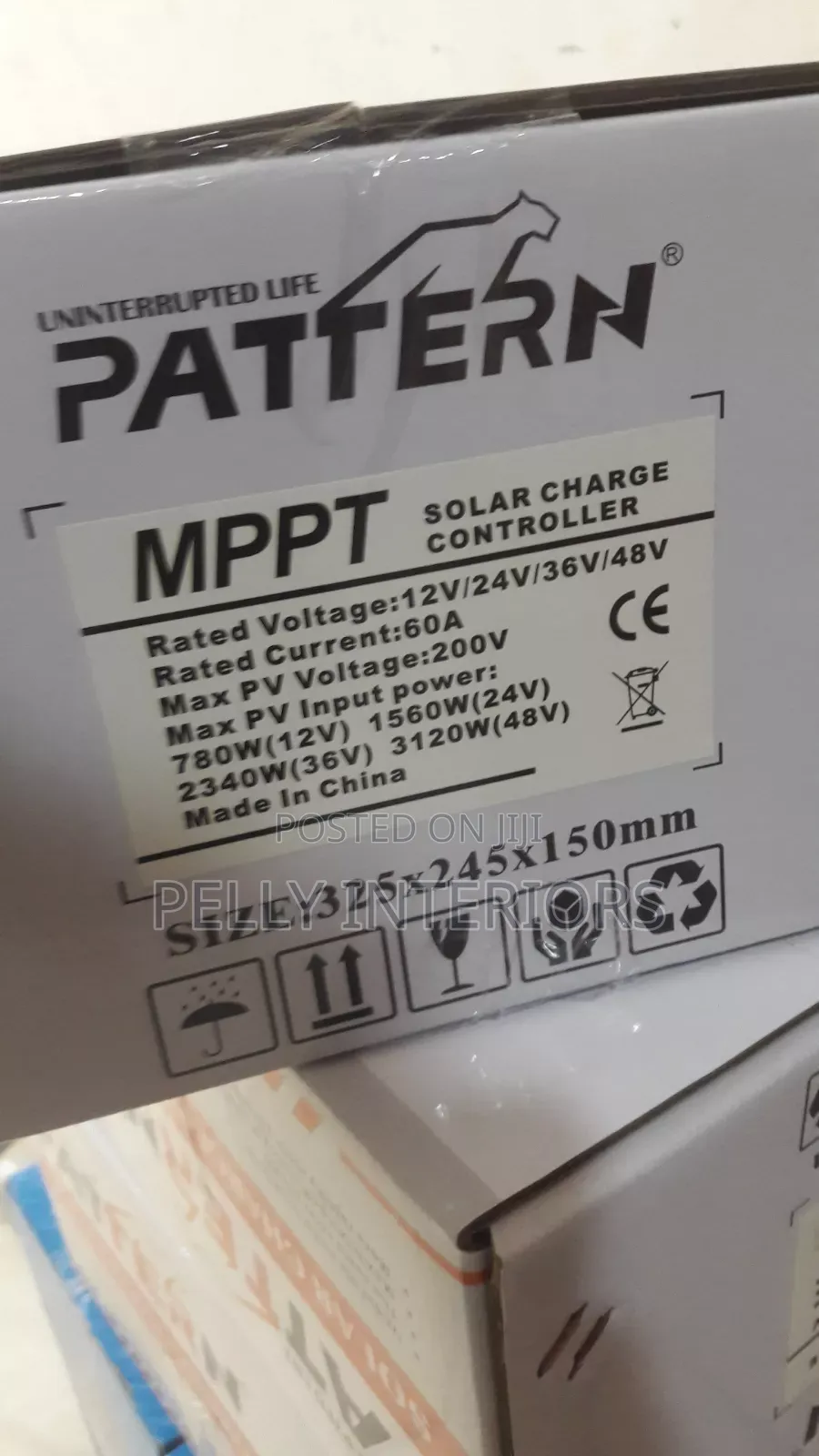 Pattern MPPT Charger Controller 60ah 12/2/36/48volts